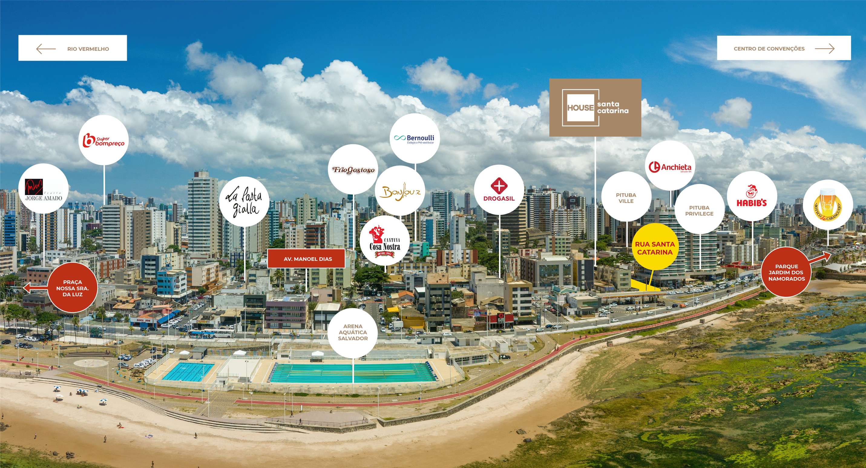 Mapa de locais próximos ao empreendimento